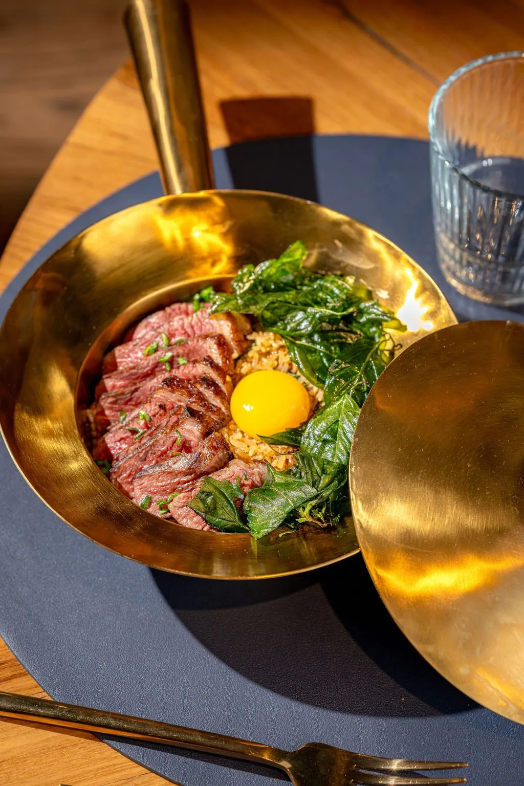 Koi Neua — Thai beef tartare with bone marrow and mini toasts