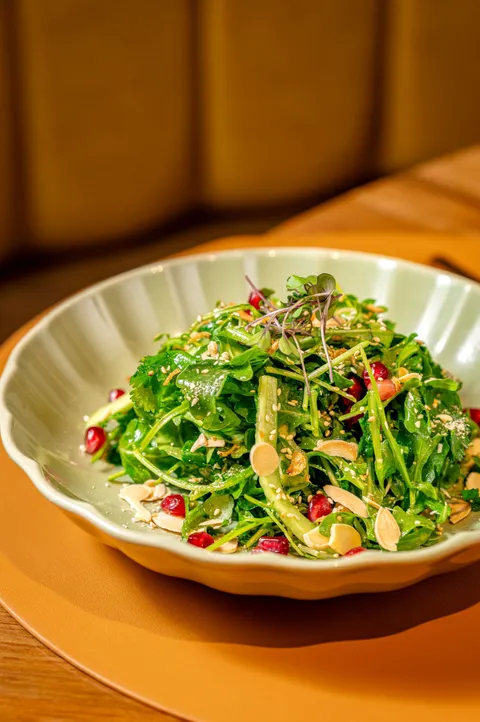 Thai Pavilion Pad Thai with prawns and fresh garnishes