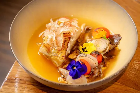 Tom Yum Goong — aromatic prawn soup with herbs